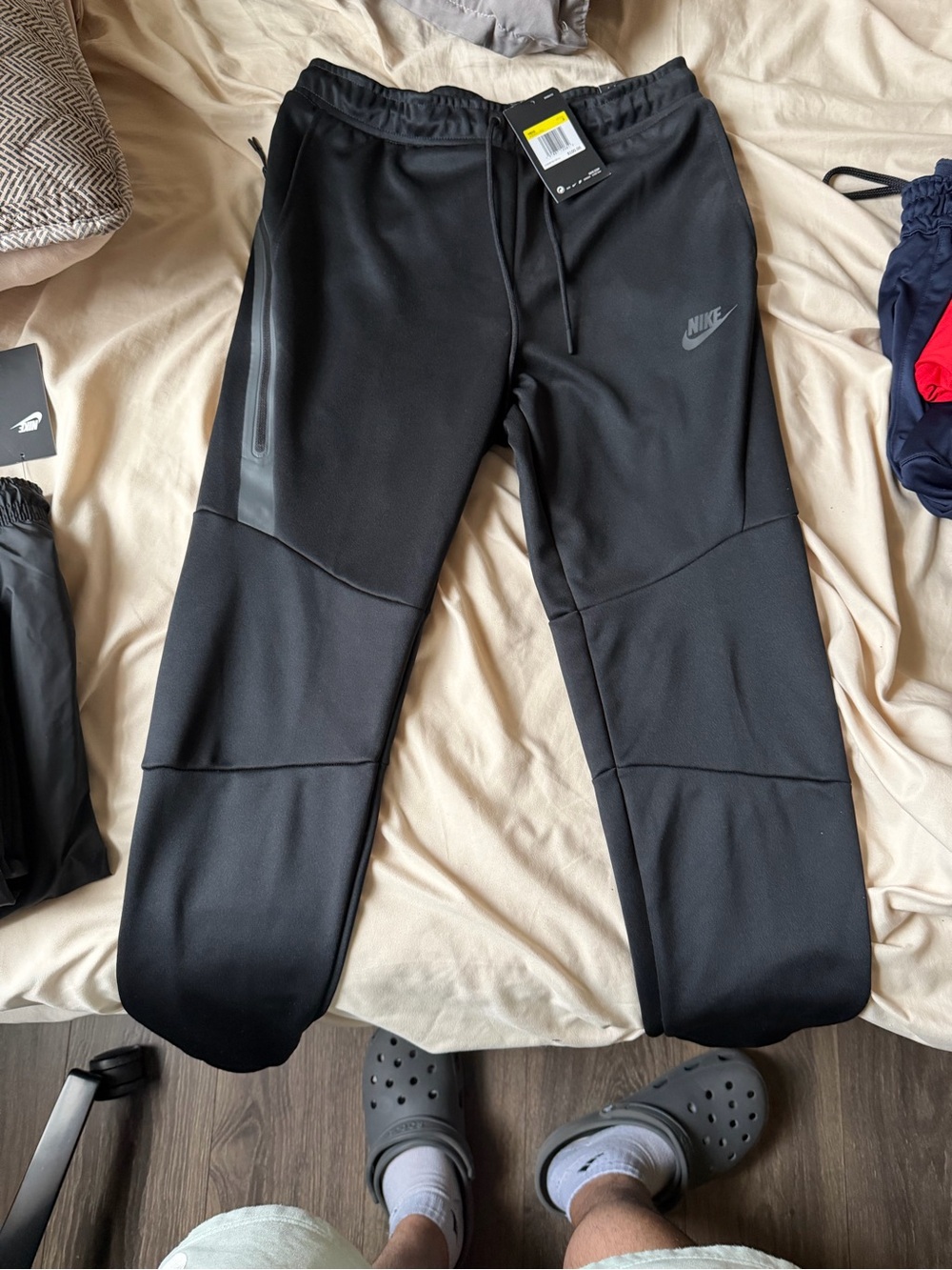 Nike Black Men's Performance Joggers with Matte Swoosh